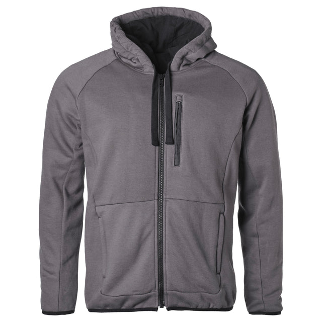 Hoodie Aras Zip grau