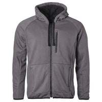 Hoodie Aras Zip grau