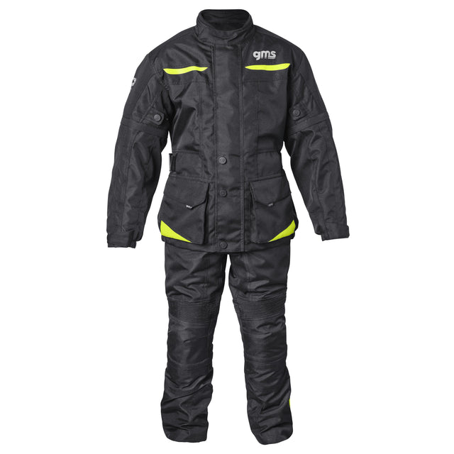 Jacke Gear WP Junior schwarz-fluogelb