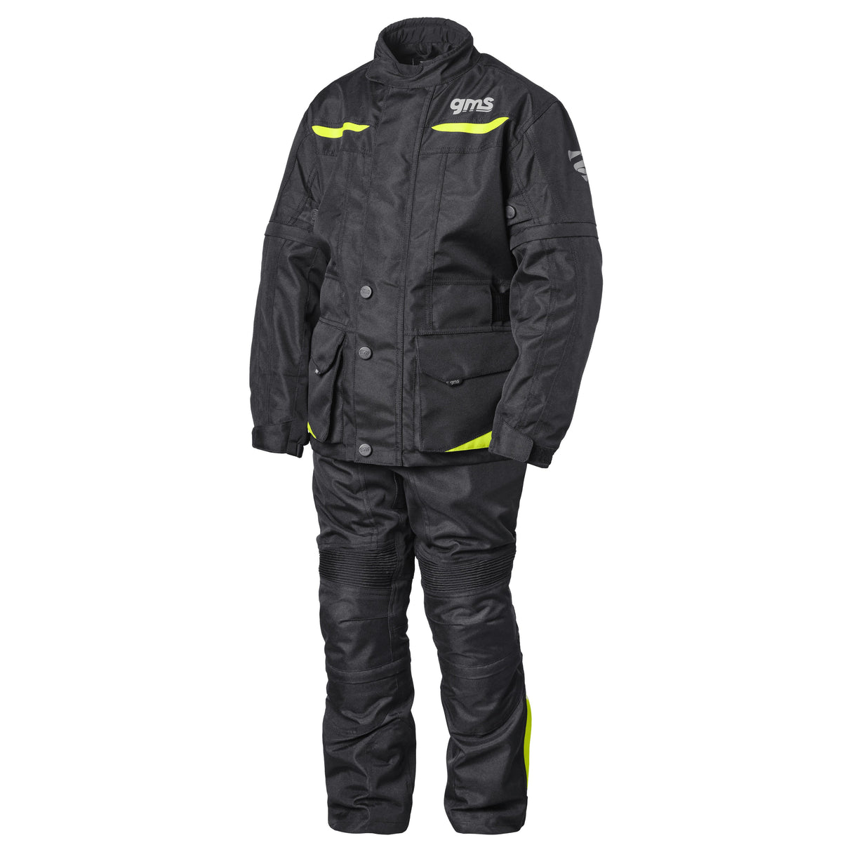 Jacke Gear WP Junior schwarz-fluogelb