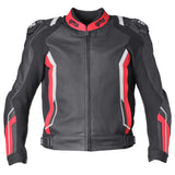 Lederkombi GR-1 2PC schwarz-rot-weiss
