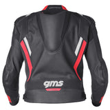 Lederkombi GR-1 2PC schwarz-rot-weiss