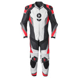 Lederkombi GRC-1 1PCS schwarz-weiss-rot