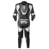 Lederkombi GRC-1 1PCS schwarz-weiss-grau