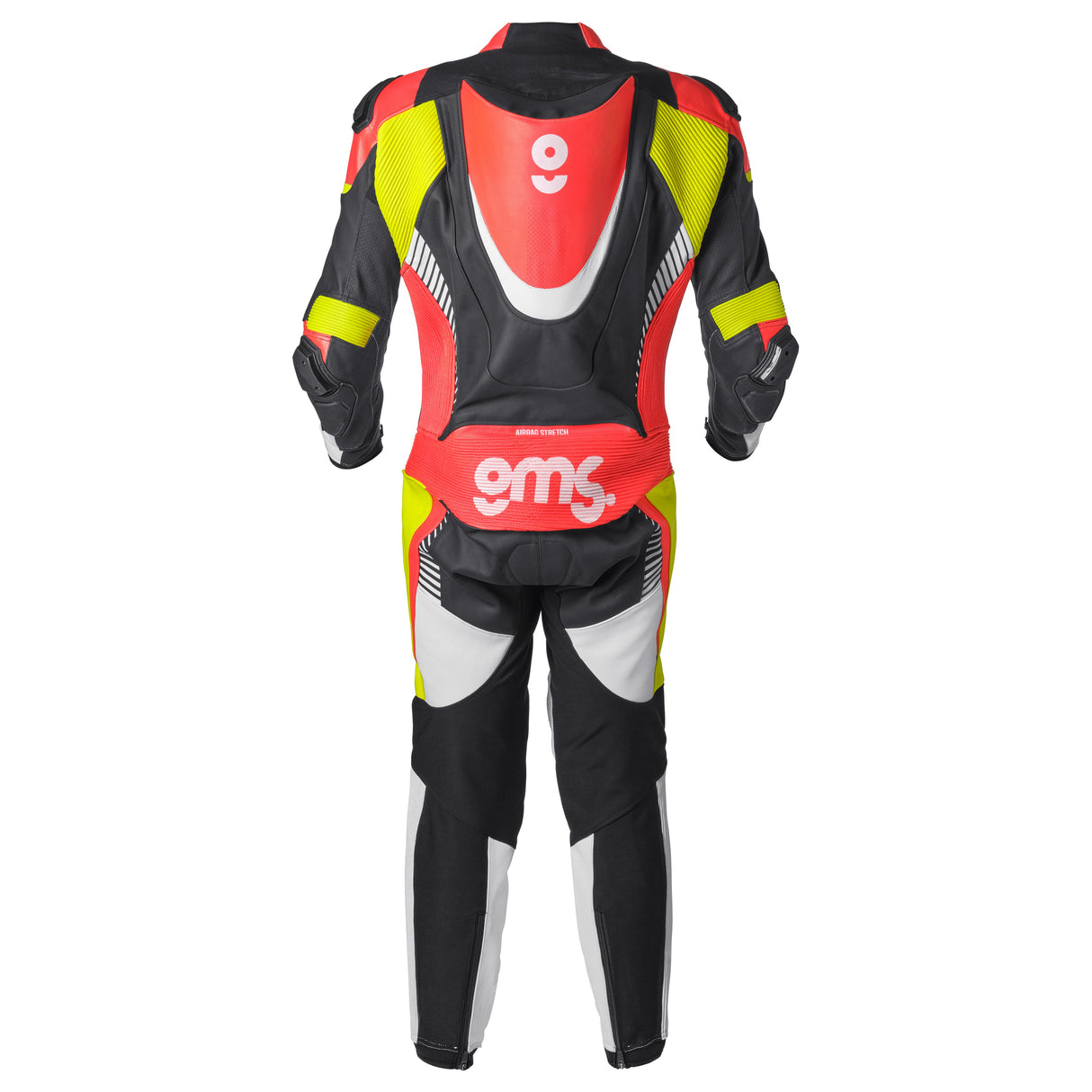 Lederkombi GRC-1 1PCS schwarz-gelb-rot