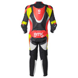 Lederkombi GRC-1 1PCS schwarz-gelb-rot