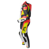 Lederkombi GRC-1 1PCS schwarz-gelb-rot