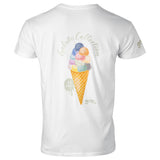 T-Shirt Gelato Collection weiss-pistaccio