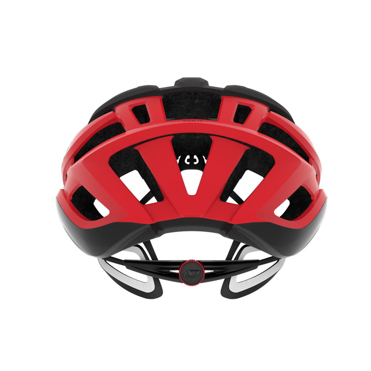 Agilis Helm - Schwarz Rot Matt
