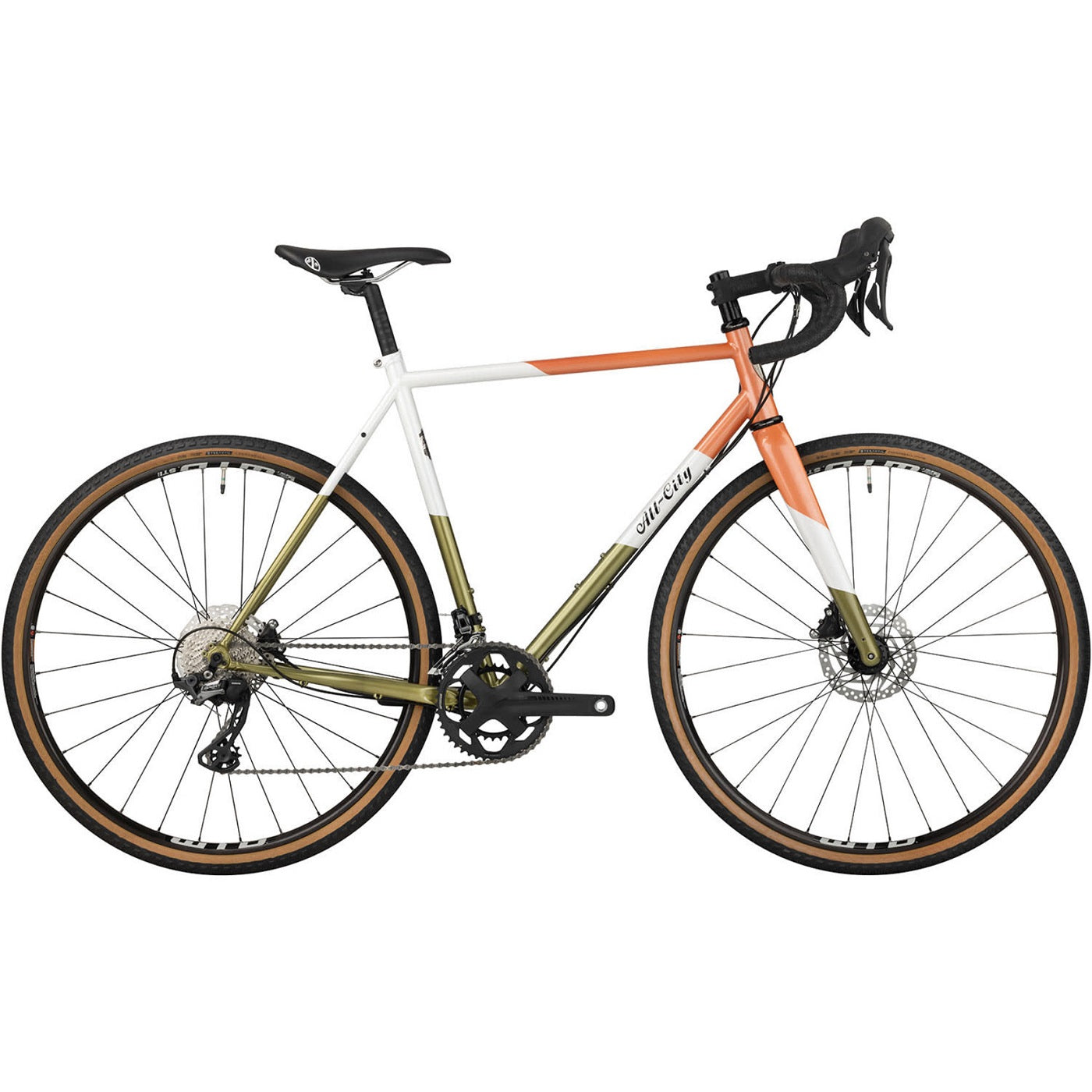 All-City Gravel Bike Cosmic Stallion GRX - Coral Moss 52 cm