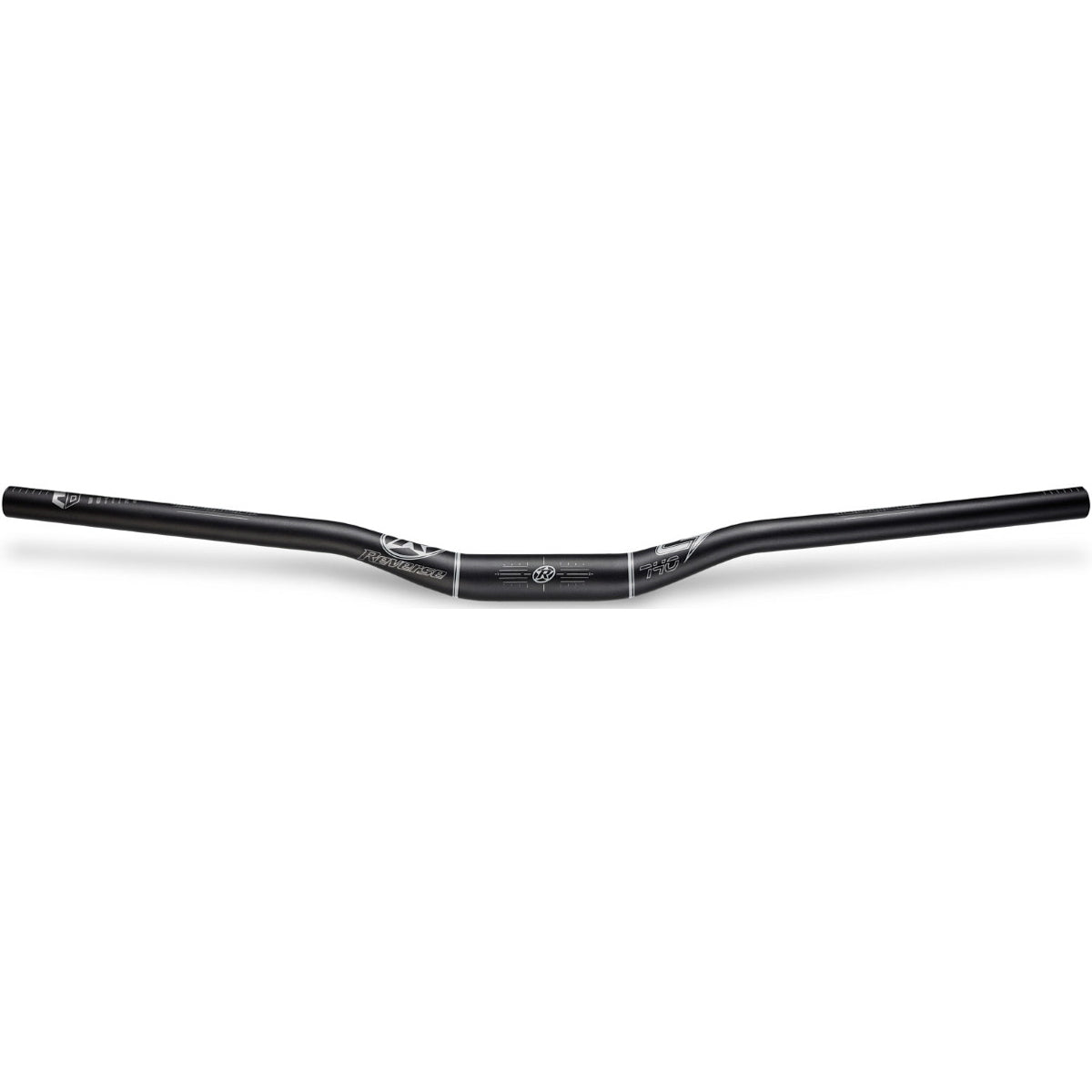 E-Element ERGO 740 mm - Ø25,4 - Rise 25 mm - Schwarz/Grau