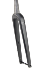 Gravel-Race Carbon Gabel für integrierte Kabelführung - schwarz