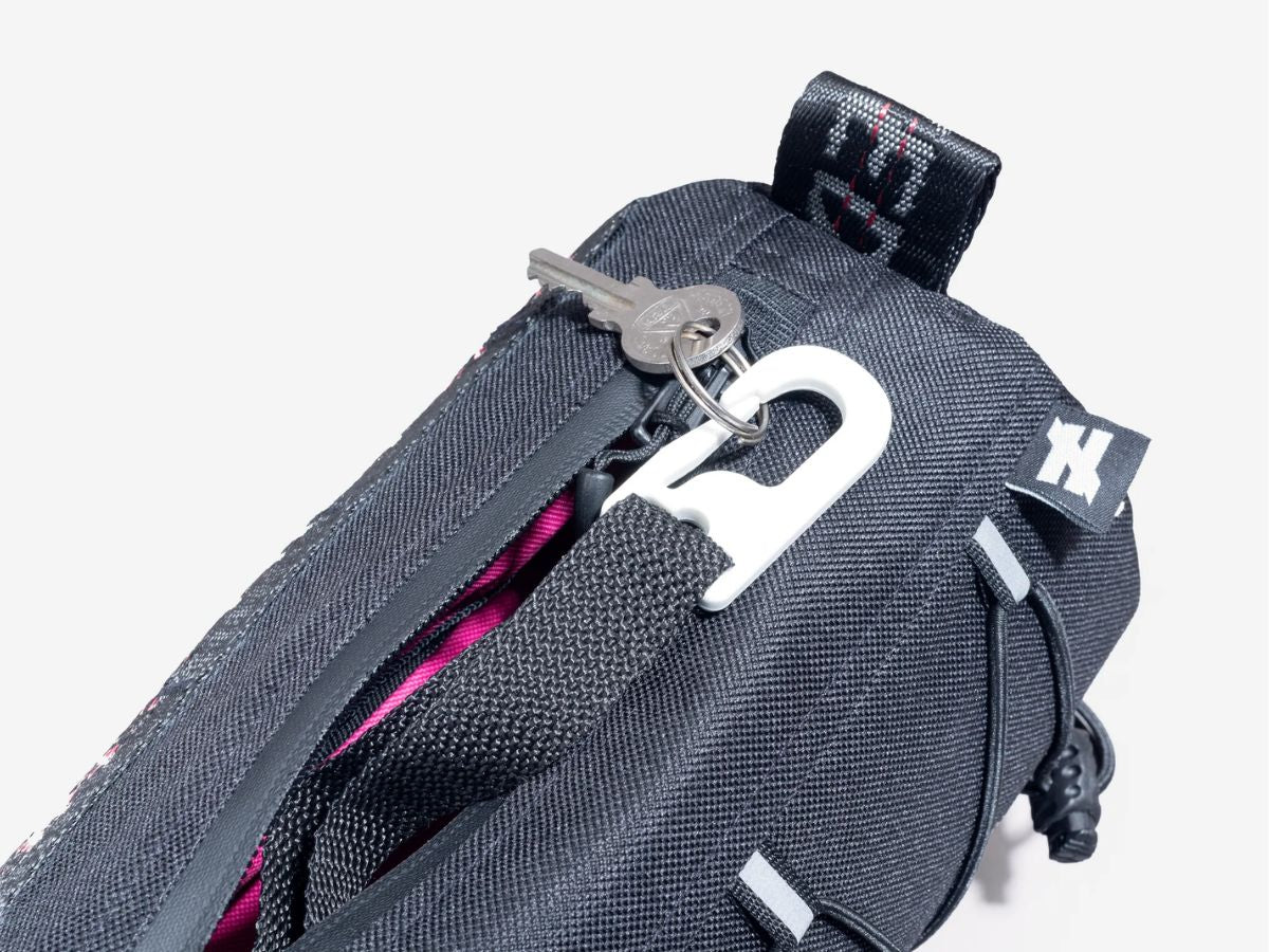 Bar Roll Cordura Lenkertasche - schwarz