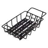 Grid Front Basket Rack - black