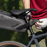 KLICKfix Satteltasche Bikepack X Waterproof 8 - 10L - grau