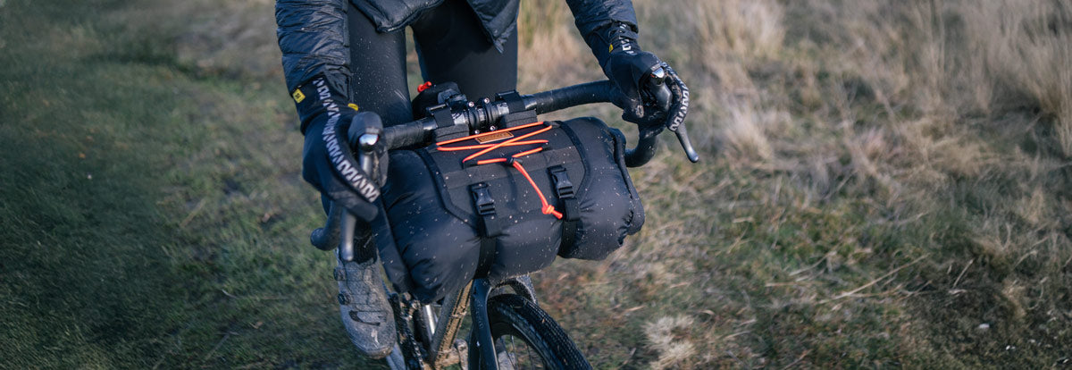 Lenkertasche an Gravel Bike