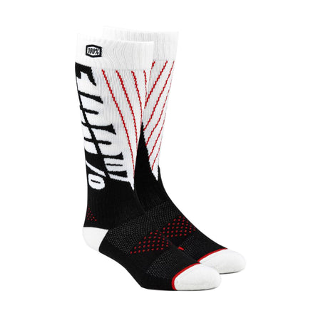 Moto Socken - Schwarz/Weiß