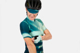 Damen Virtual Texture Trikot (kurzarm) - Glacier Blue