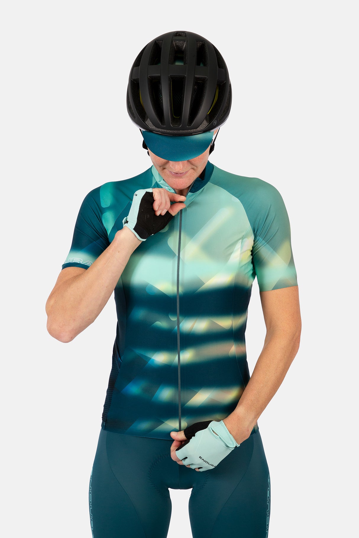 Damen Virtual Texture Trikot (kurzarm) - Glacier Blue