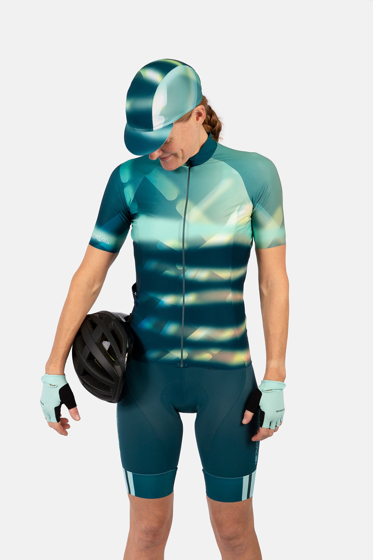 Damen Virtual Texture Trikot (kurzarm) - Glacier Blue