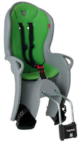 Kiss child seat for frame tube - gray/green 