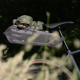 KLICKfix Satteltasche Bikepack X Waterproof 8 - 10L - grau