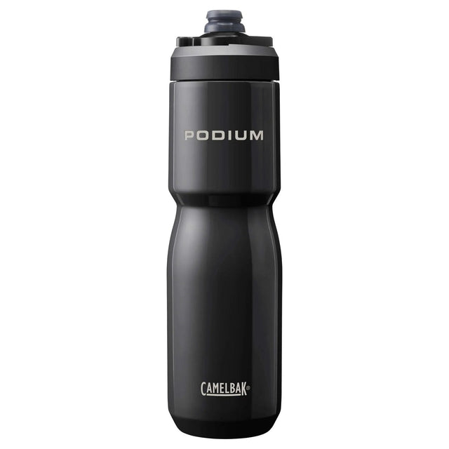 Podium Vacuum Edelstahl Flasche 650 ml - black