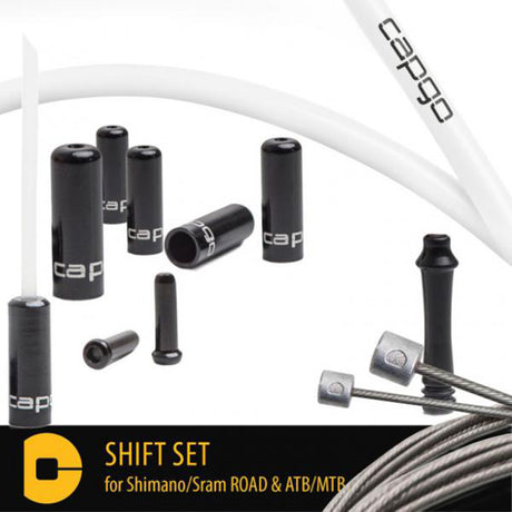 Schaltset OL für Shimano/Sram ROAD & ATB/MTB - Weiß