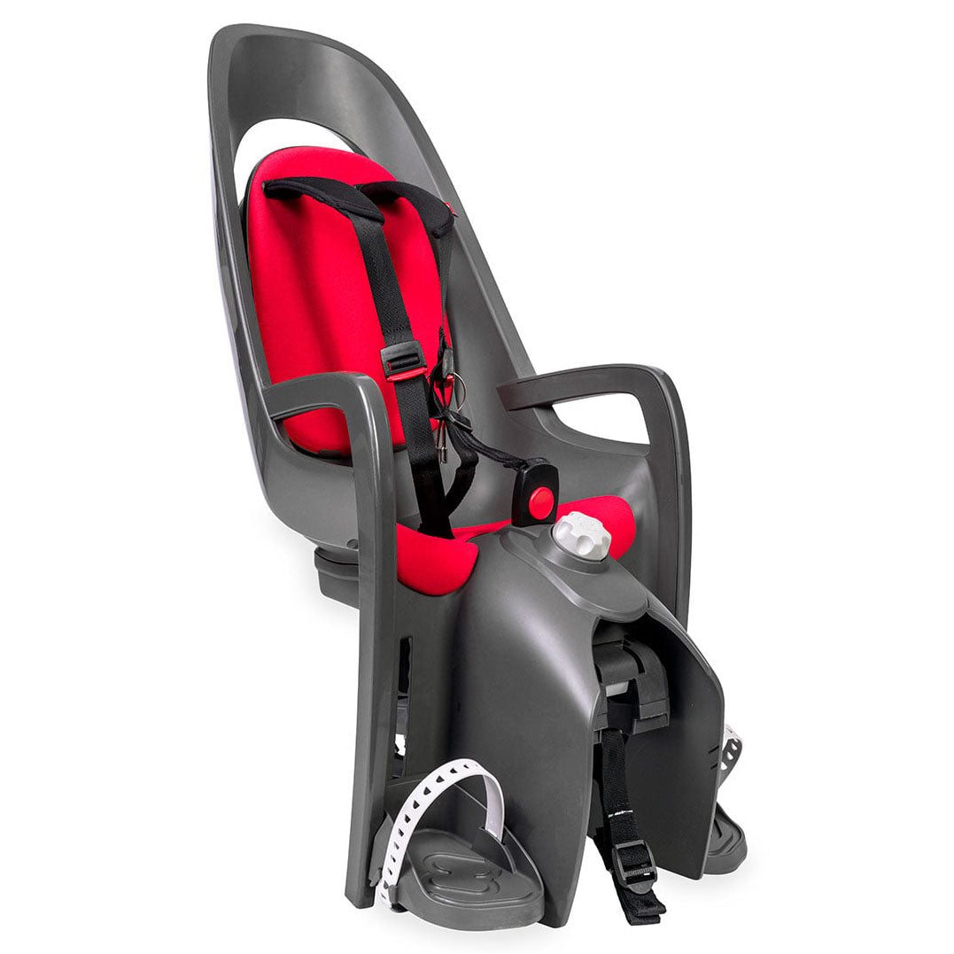 Caress child seat for luggage carrier gray/red