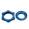 Center Lock Adapter - blue 