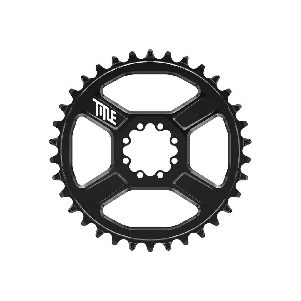 CR1 Sram 8 Bolt chainring, Regular - black