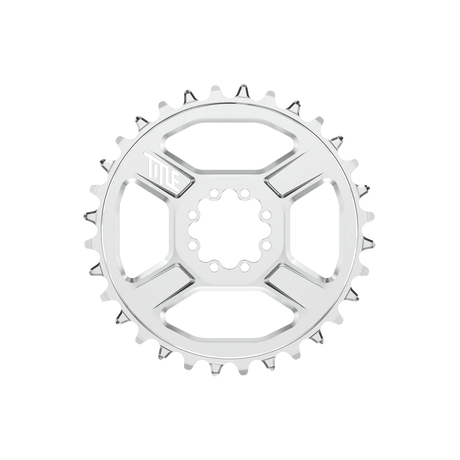CR1 Sram 8 Bolt chainring, Shimano HG 12-speed - chrome