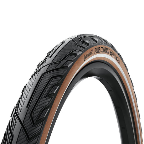 Pure Contact, Faltreifen 28",  E-50 - schwarz/coffee-reflex