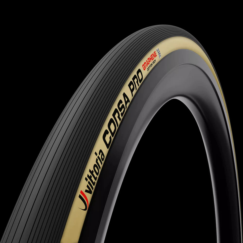 Corsa Pro 28" Faltreifen TLR - schwarz/beige