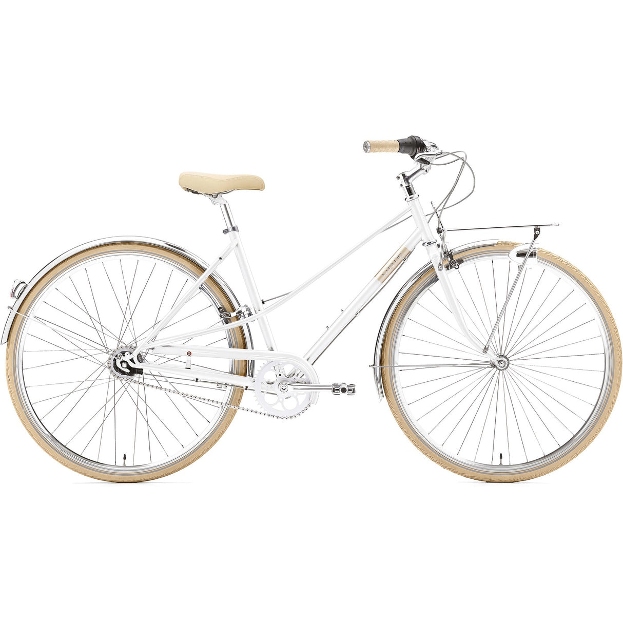 Caferacer Damen Solo 7-Gang - Pearl White