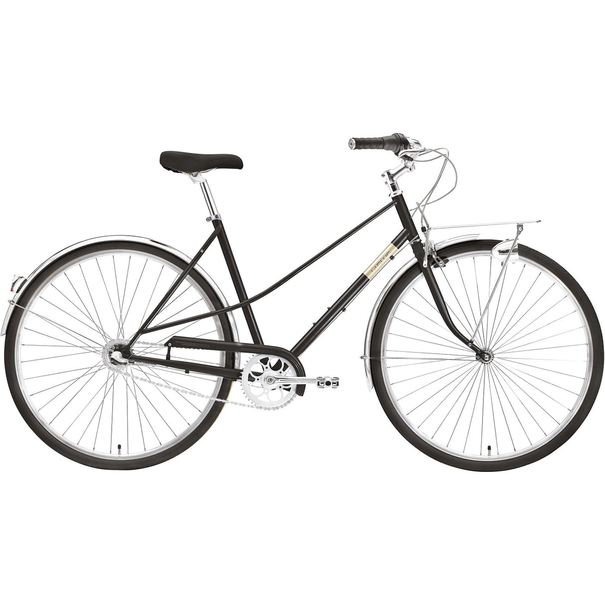 Caferacer Damen Uno 3-Gang - onyx