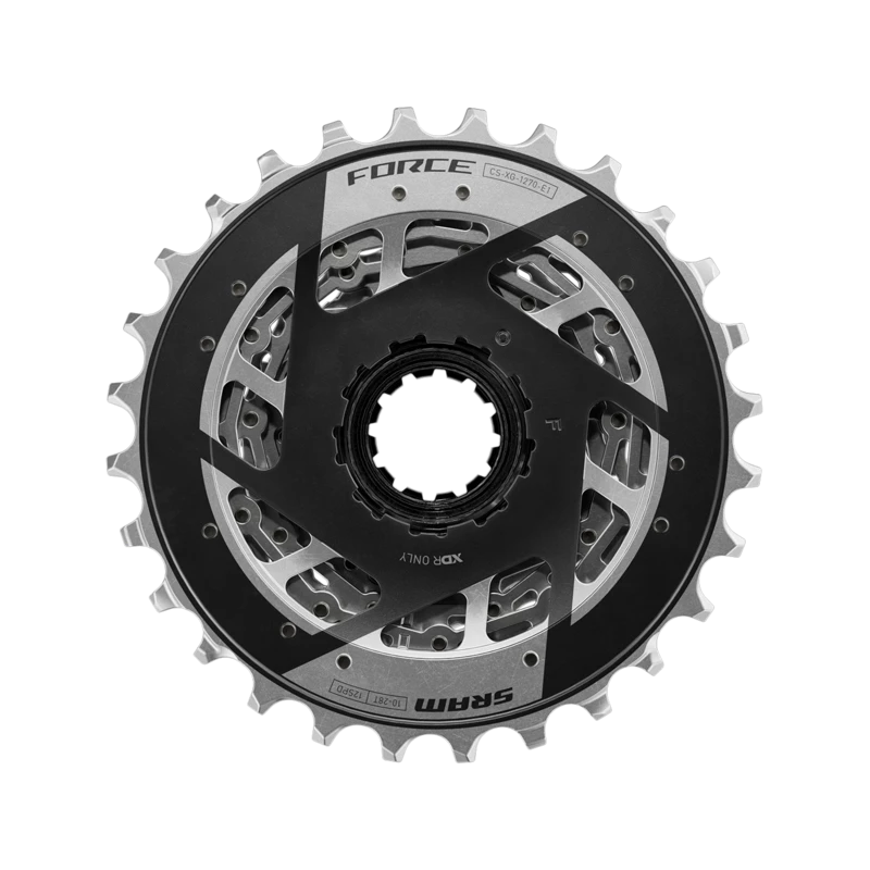 Cassette XG-1270 E1, 12 velocidades - plata / gris 