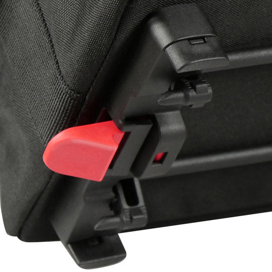 KLICKfix Gepäckträgertasche Rackpack 1+, 13-18L, Racktime - schwarz