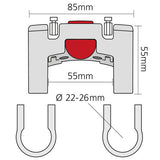 KLICKfix Lenkeradapter - 22-26 mm