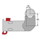 KLICKfix Distanz Set für Lenkeradapter E 90 - schwarz