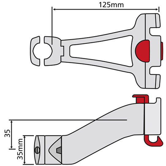 KLICKfix Lenkeradapter für Vorbau 22-26 mm KLICKfix Lenkeradapter für Vorbau 22-26 mm