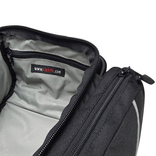 KLICKfix Satteltasche Contour Sport 7L, Contour-Adapter - schwarz