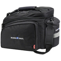 KLICKfix Bolsa para portaequipajes Rackpack 2+, 12-16L, Racktime - negro 