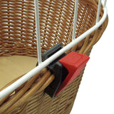 KLICKfix Hundekorb für Gepäckträgeradapter Doggy Basket+ 40L - braun