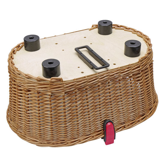 KLICKfix Hundekorb für Gepäckträgeradapter Doggy Basket+ 40L - braun