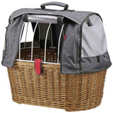KLICKfix Hundekorb für Gepäckträgeradapter Doggy Basket+ 40L - braun