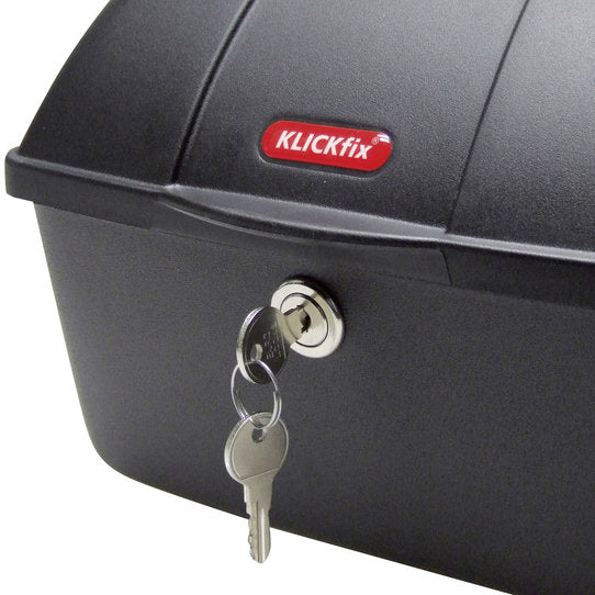 KLICKfix Fahrradbox für Racktime 12L, Racktime - schwarz