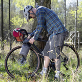 KLICKfix Gabeltasche Bikepack Waterproof 1L - grau