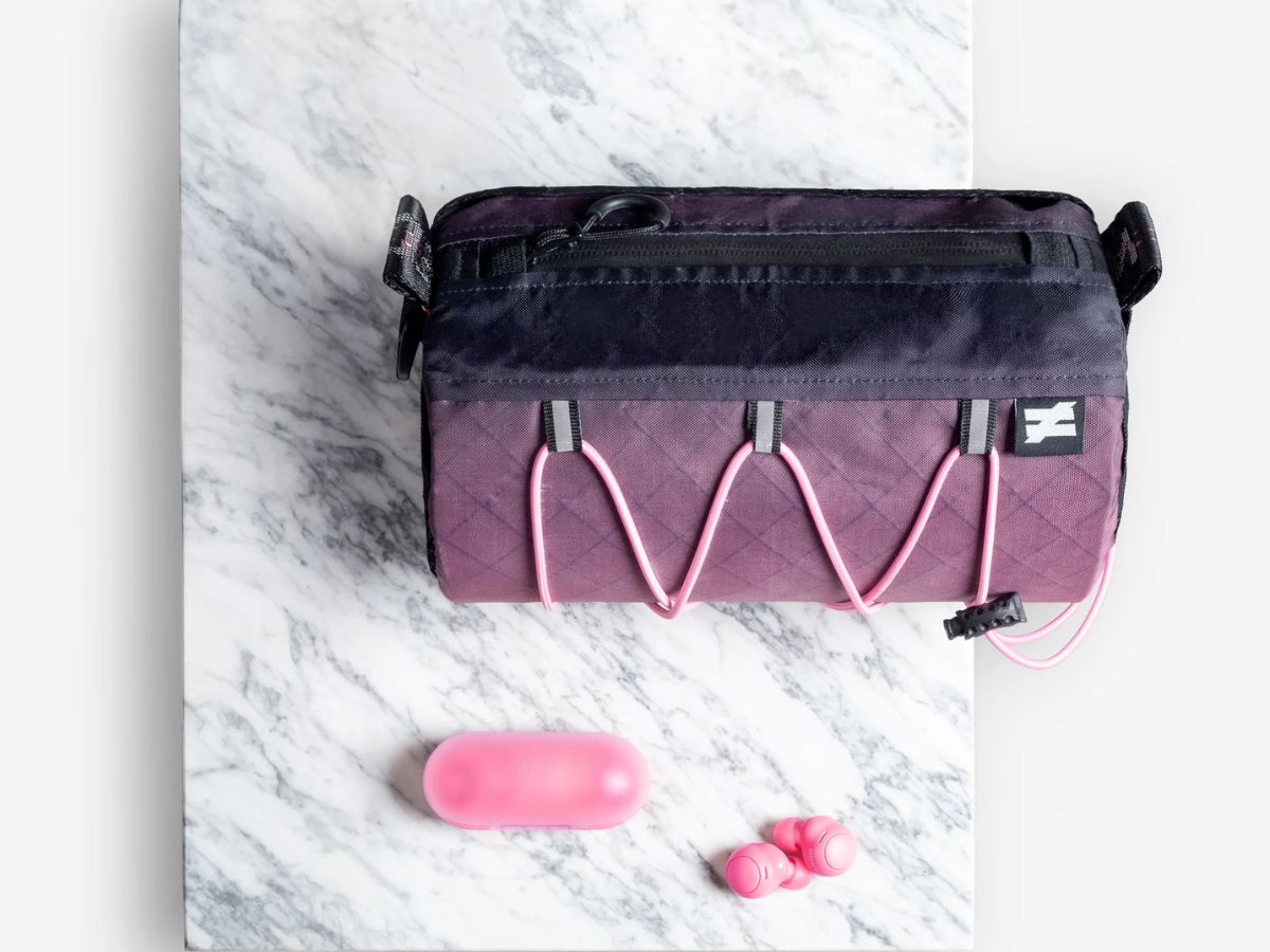 Bar Roll Cordura Lenkertasche - schwarz