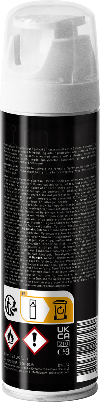Funky Feet Premium spray pour chaussures - 150 ml